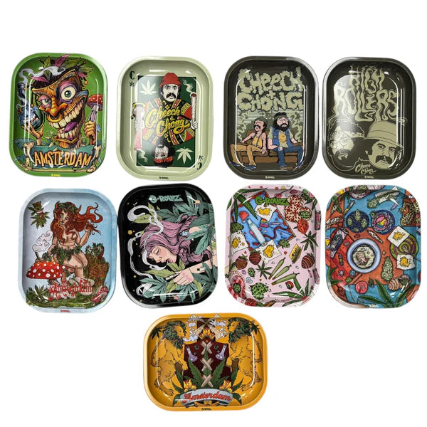 G-Rollz Rolling Trays w/ Magnetic Lid 7" X