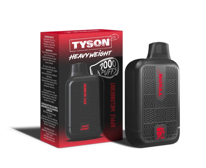 Tyson 2.0 Heavy Weight 7000 Puffs Disposable Device (10 per Box)