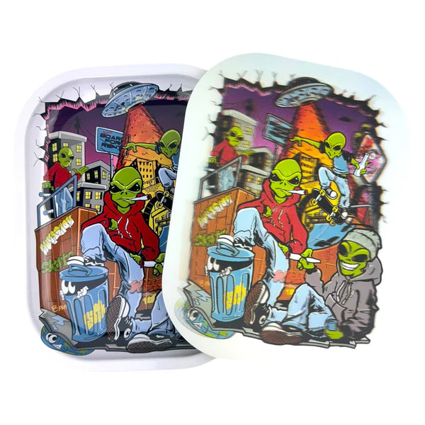 3D Small Rolling Tray With Magnetic Lid5" x 7"