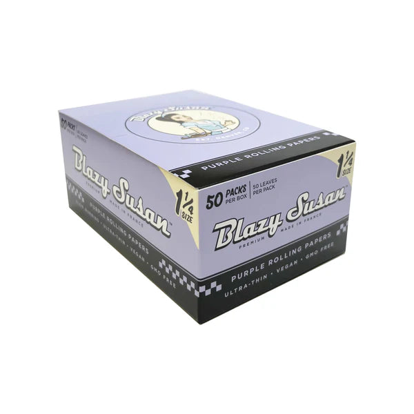 Blazy Susan Purple 1-1/4 Rolling Papers 50c