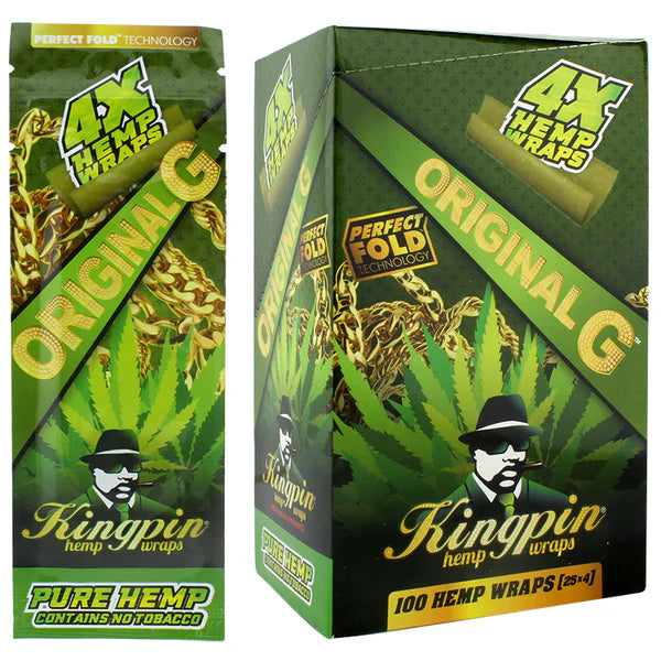 Kingpin Hemp Wrap4x Original G Flavor