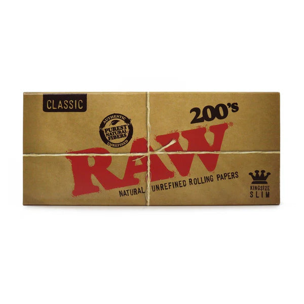 Raw 200's King Size Slim Paper (40pk Display)