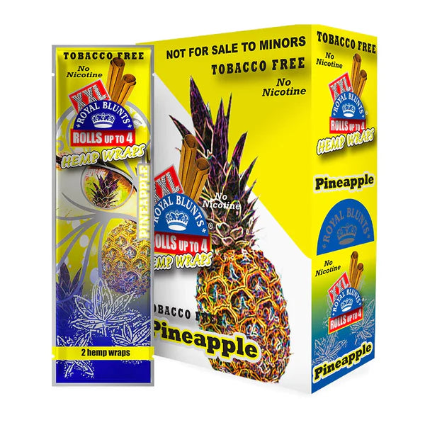 Royal Blunts XXL Hemp Wraps Pineapple Flavor