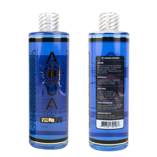 Aqua Glass Works Cleaner Blue  Soaker 16 fl. oz